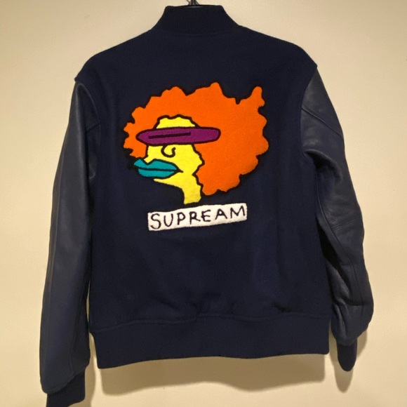 Varsity Jacket Supreme Gonz Logo Hooded Supreme Gonz Ramm Varsity